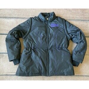 Reebok Women's Vikings NFL Puffer Jacket Convertible Vest with Unzip Sleeves XL